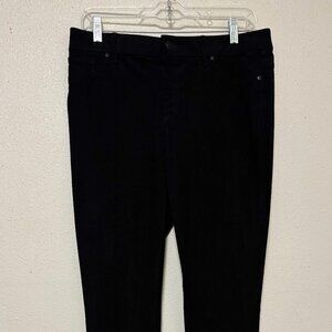 Chico's black faux suede pants, size 0 (small, 4-6), excellent condition